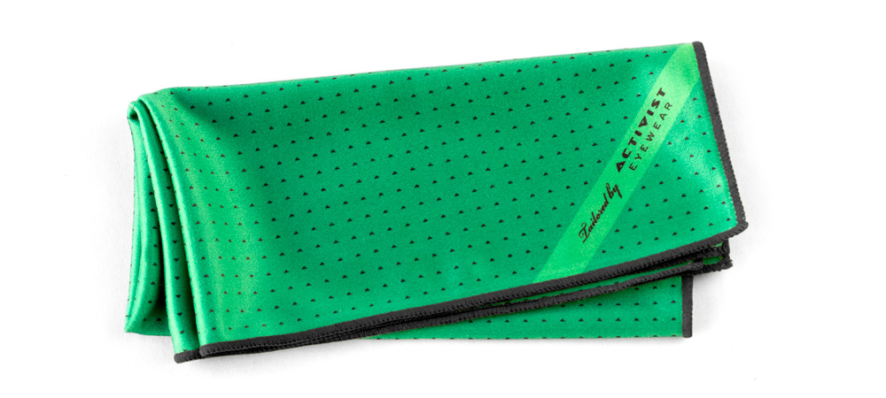 hanky_polkadelt_green